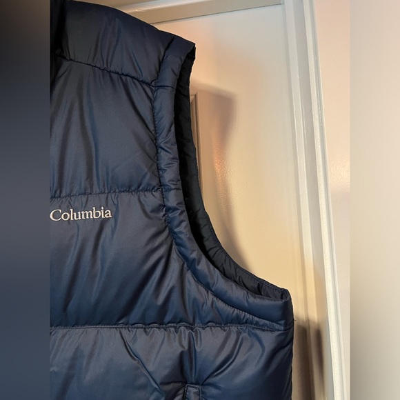 Columbia Pike Lake II Insulated Vest Mens Large Blue Puffer Omni-Heat New Tags - Picture 5 of 16